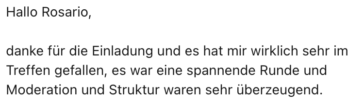 Testimonial von Yvonne